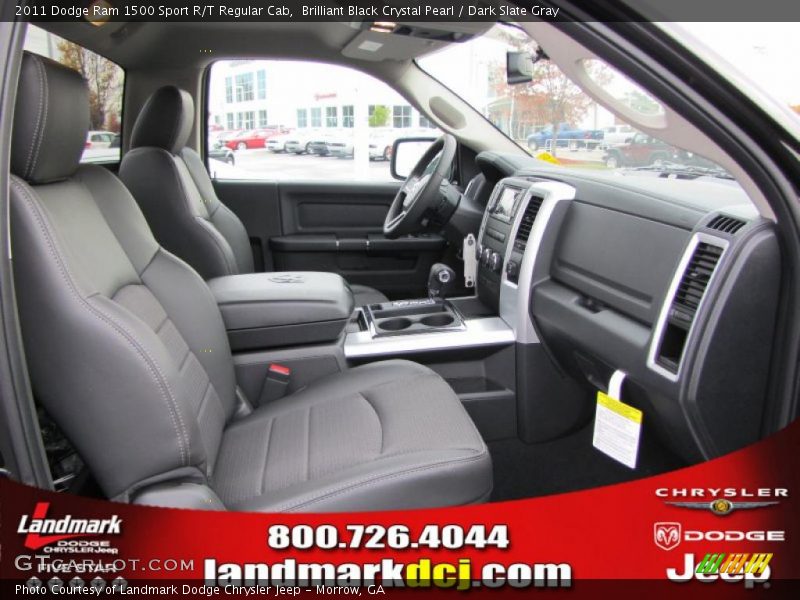 Brilliant Black Crystal Pearl / Dark Slate Gray 2011 Dodge Ram 1500 Sport R/T Regular Cab