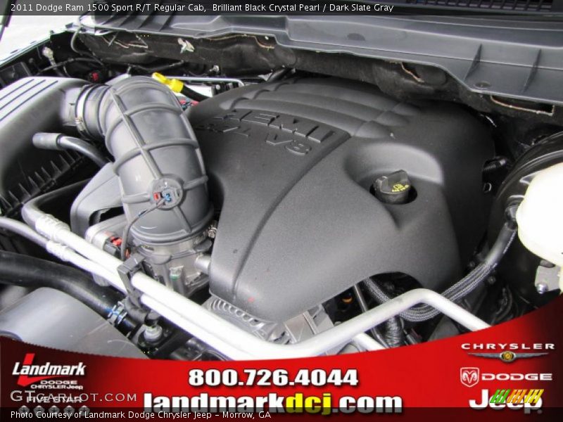 Brilliant Black Crystal Pearl / Dark Slate Gray 2011 Dodge Ram 1500 Sport R/T Regular Cab