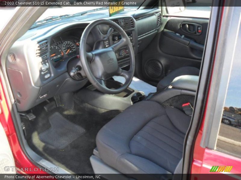 Graphite Interior - 2003 S10 LS Extended Cab 