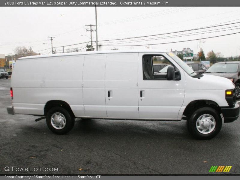 Oxford White / Medium Flint 2008 Ford E Series Van E250 Super Duty Commericial Extended