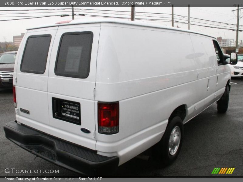 Oxford White / Medium Flint 2008 Ford E Series Van E250 Super Duty Commericial Extended