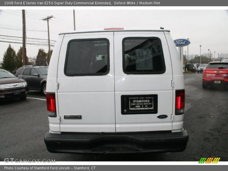 Oxford White / Medium Flint 2008 Ford E Series Van E250 Super Duty Commericial Extended
