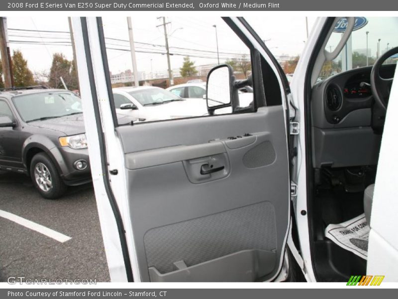Oxford White / Medium Flint 2008 Ford E Series Van E250 Super Duty Commericial Extended