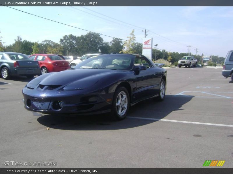 Black / Taupe 1999 Pontiac Firebird Trans Am Coupe