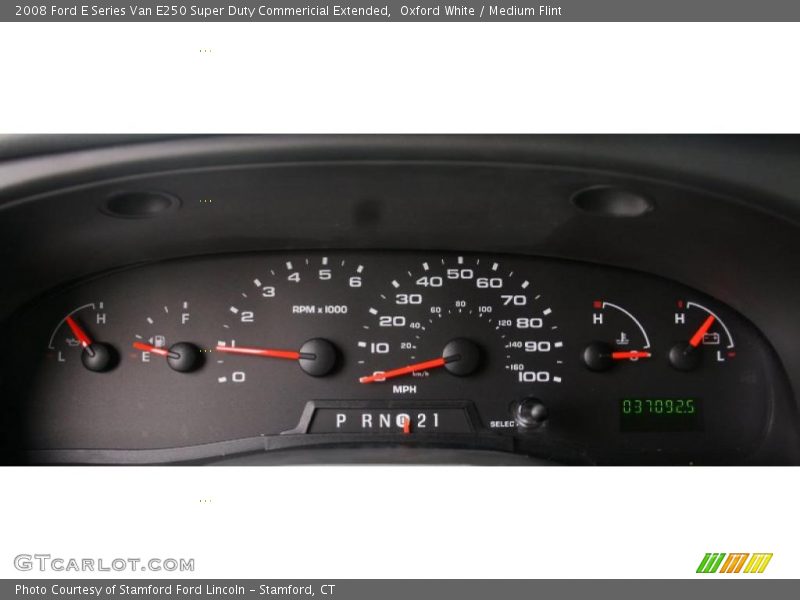  2008 E Series Van E250 Super Duty Commericial Extended E250 Super Duty Commericial Extended Gauges