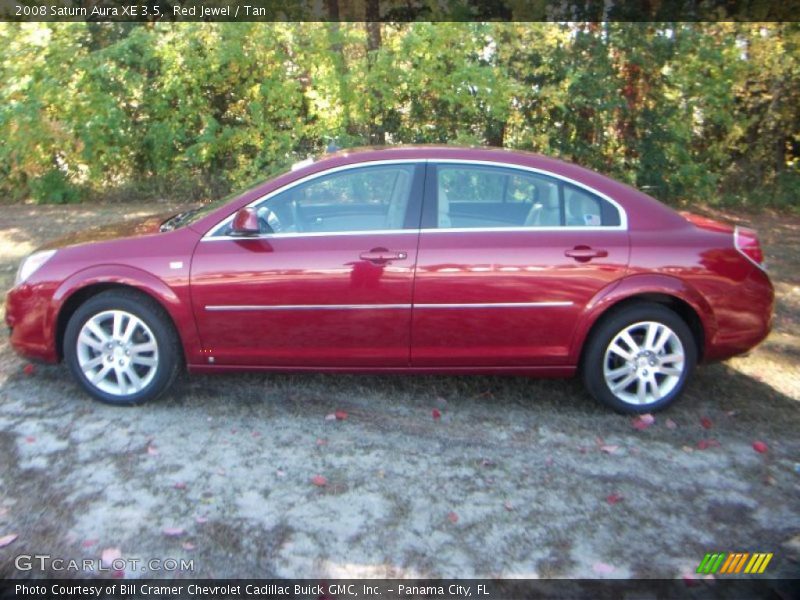 Red Jewel / Tan 2008 Saturn Aura XE 3.5
