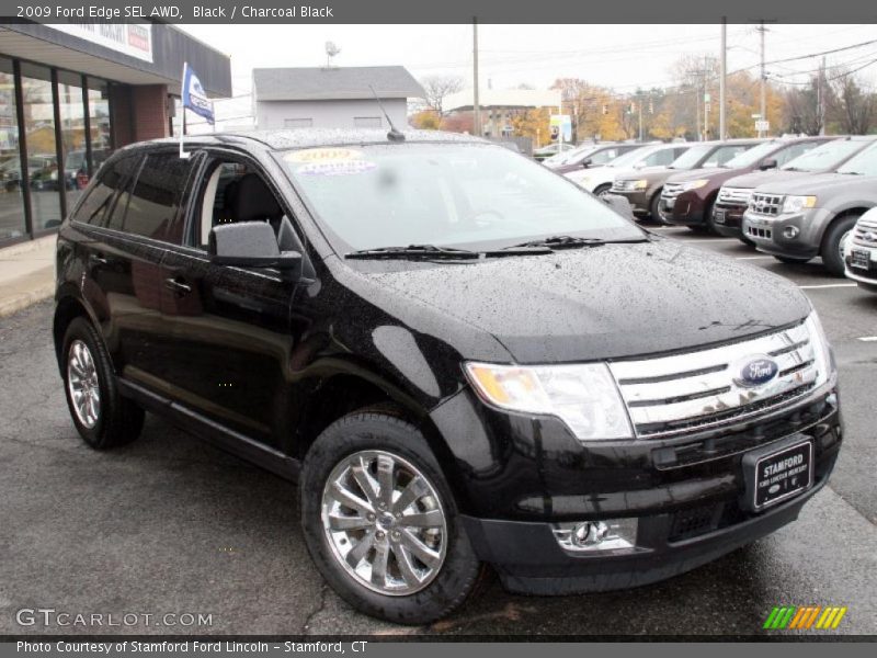Black / Charcoal Black 2009 Ford Edge SEL AWD