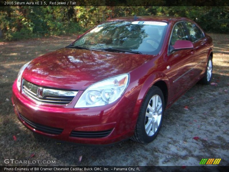 Red Jewel / Tan 2008 Saturn Aura XE 3.5