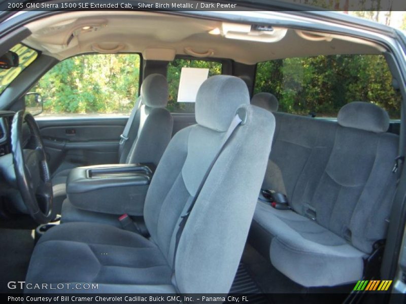 Silver Birch Metallic / Dark Pewter 2005 GMC Sierra 1500 SLE Extended Cab