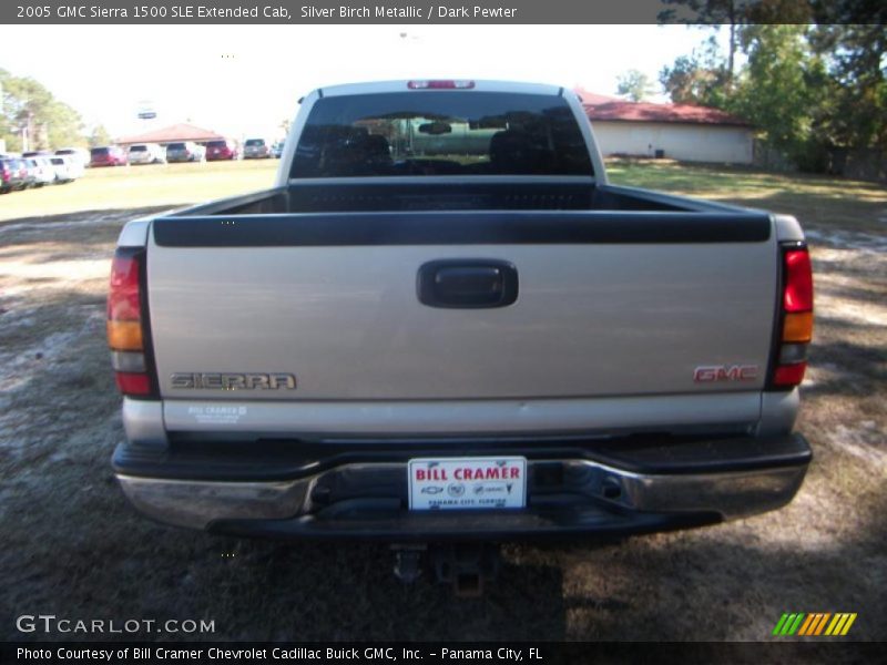 Silver Birch Metallic / Dark Pewter 2005 GMC Sierra 1500 SLE Extended Cab