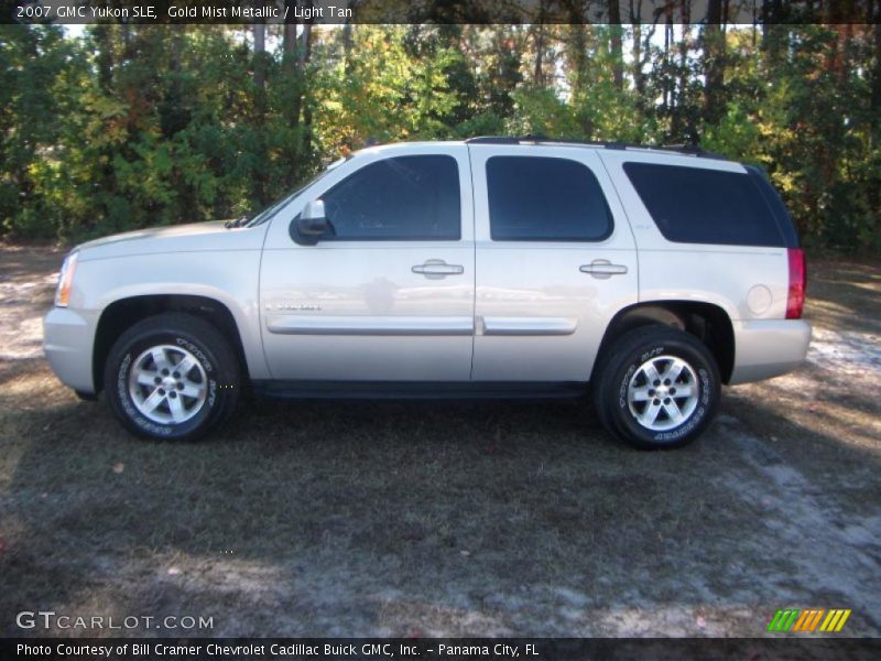 Gold Mist Metallic / Light Tan 2007 GMC Yukon SLE