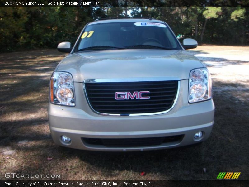Gold Mist Metallic / Light Tan 2007 GMC Yukon SLE