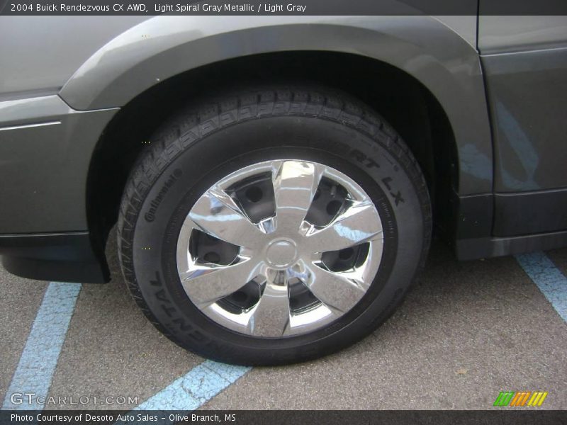 Light Spiral Gray Metallic / Light Gray 2004 Buick Rendezvous CX AWD