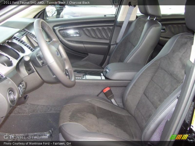  2011 Taurus SHO AWD Charcoal Black Interior