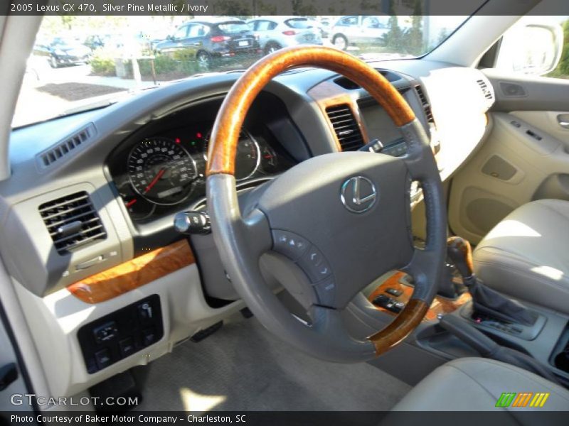 Silver Pine Metallic / Ivory 2005 Lexus GX 470