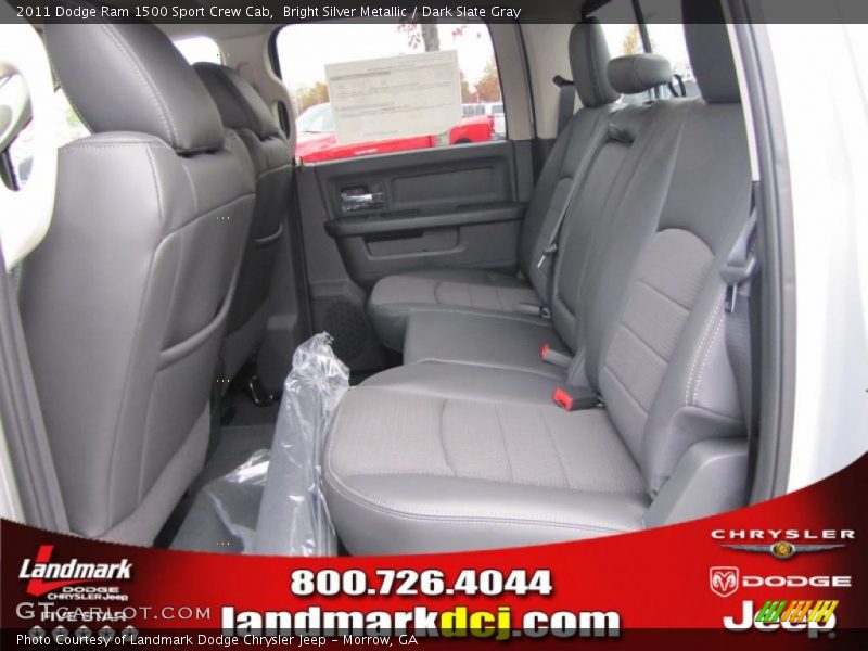 Bright Silver Metallic / Dark Slate Gray 2011 Dodge Ram 1500 Sport Crew Cab
