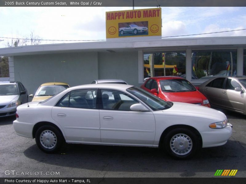 White Opal / Gray 2005 Buick Century Custom Sedan