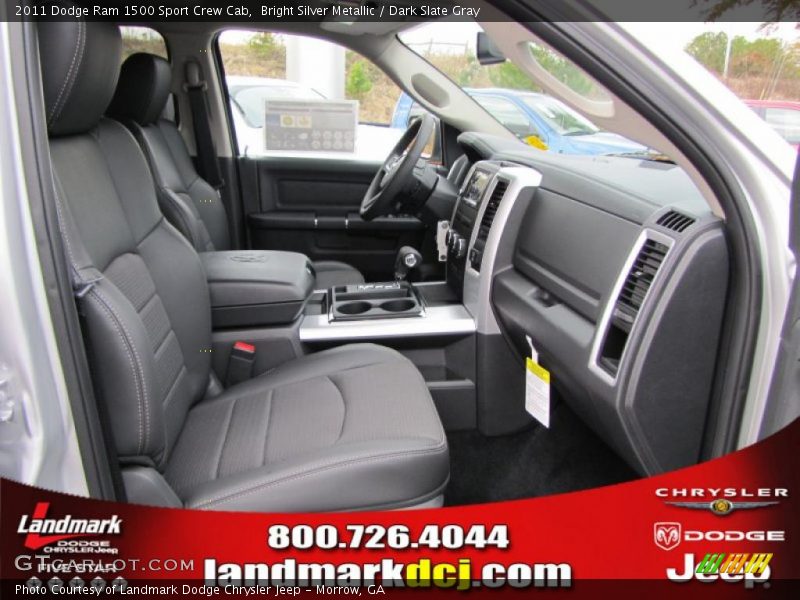 Bright Silver Metallic / Dark Slate Gray 2011 Dodge Ram 1500 Sport Crew Cab