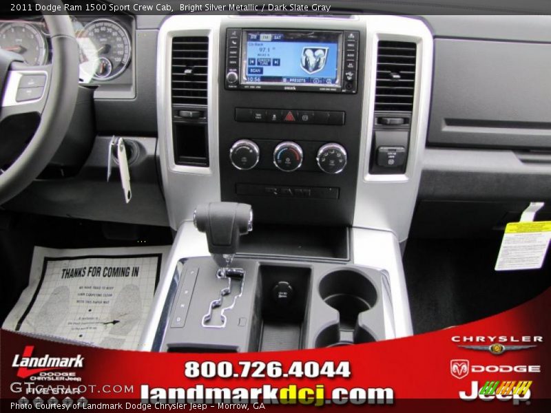 Bright Silver Metallic / Dark Slate Gray 2011 Dodge Ram 1500 Sport Crew Cab