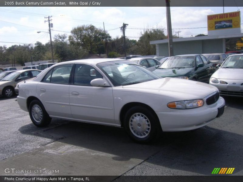 White Opal / Gray 2005 Buick Century Custom Sedan