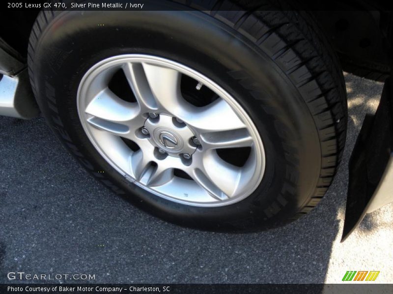 Silver Pine Metallic / Ivory 2005 Lexus GX 470