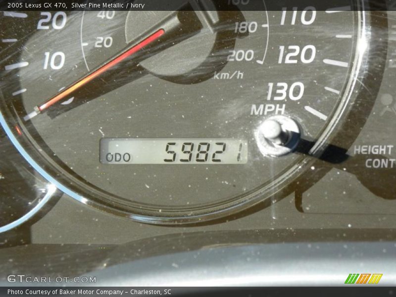 Silver Pine Metallic / Ivory 2005 Lexus GX 470