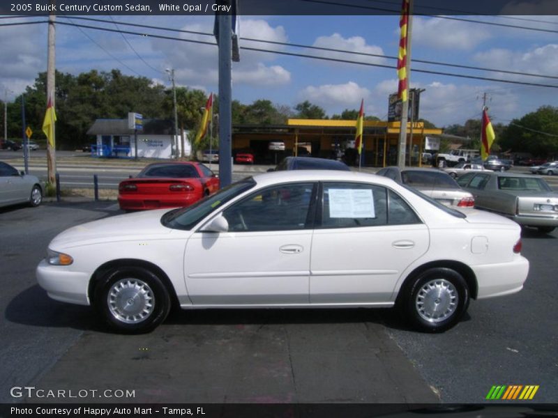 White Opal / Gray 2005 Buick Century Custom Sedan