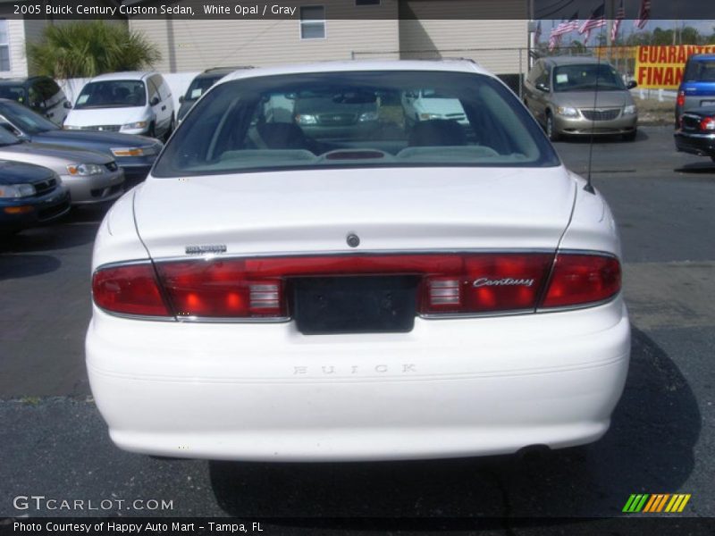 White Opal / Gray 2005 Buick Century Custom Sedan