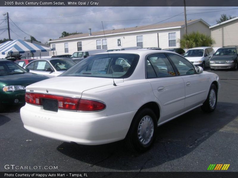 White Opal / Gray 2005 Buick Century Custom Sedan