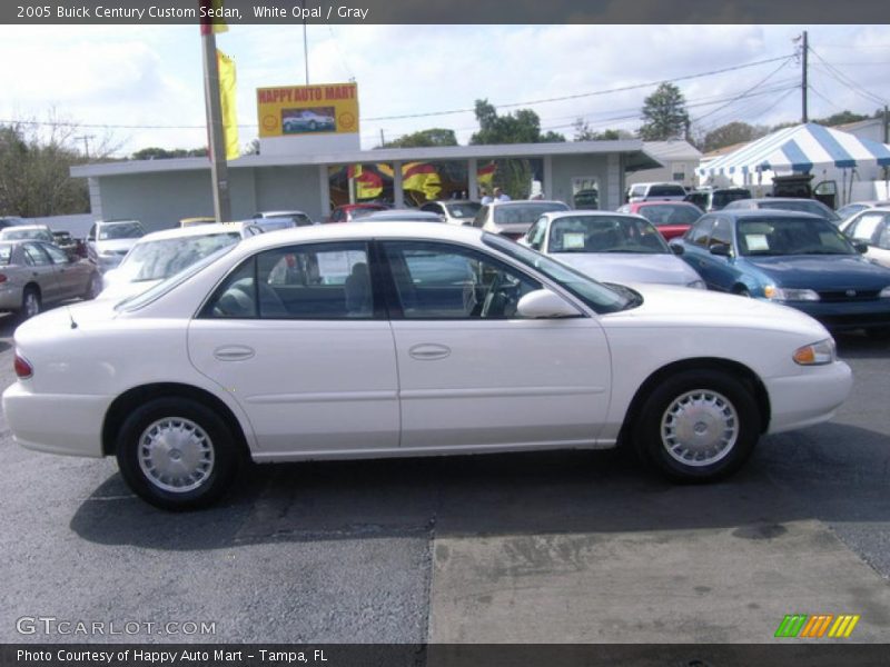 White Opal / Gray 2005 Buick Century Custom Sedan