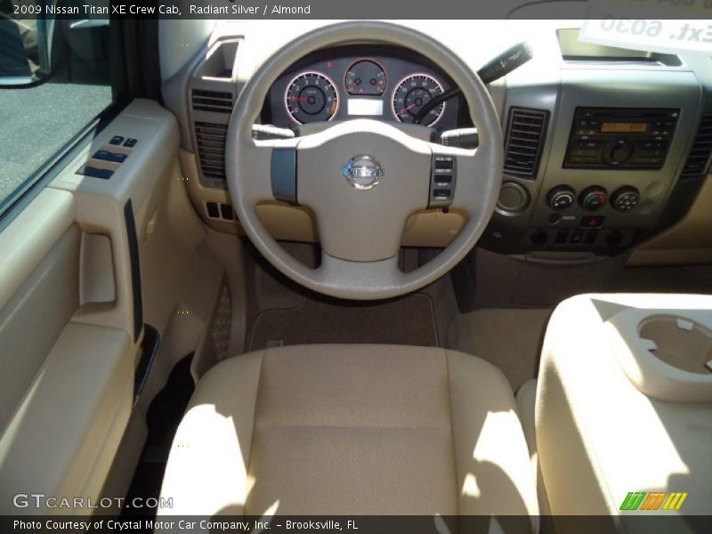 Radiant Silver / Almond 2009 Nissan Titan XE Crew Cab
