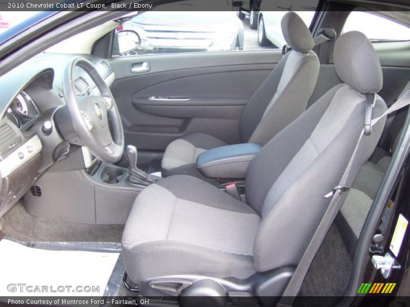  2010 Cobalt LT Coupe Ebony Interior