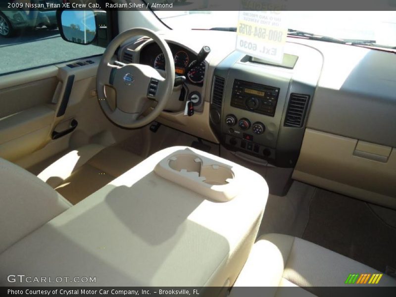 Radiant Silver / Almond 2009 Nissan Titan XE Crew Cab
