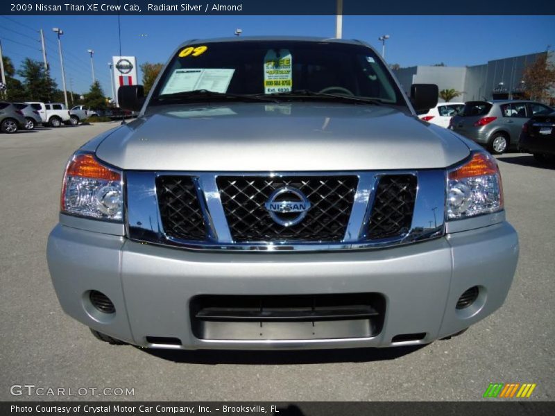 Radiant Silver / Almond 2009 Nissan Titan XE Crew Cab
