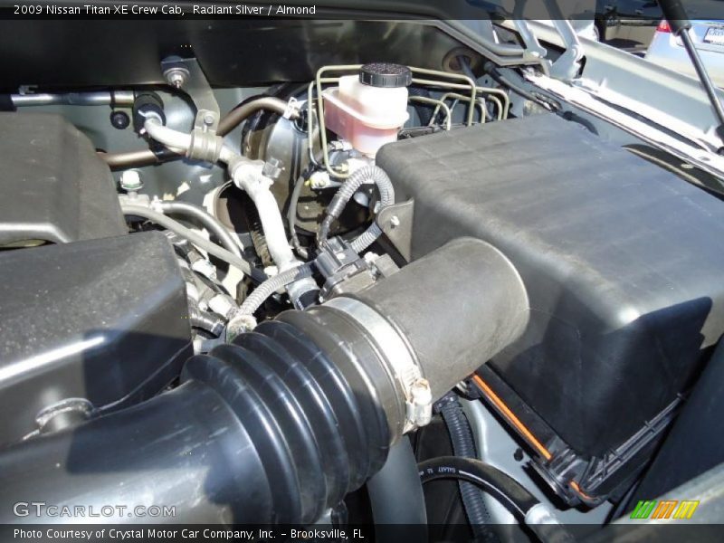  2009 Titan XE Crew Cab Engine - 5.6 Liter Flex-Fuel DOHC 32-Valve CVTCS V8
