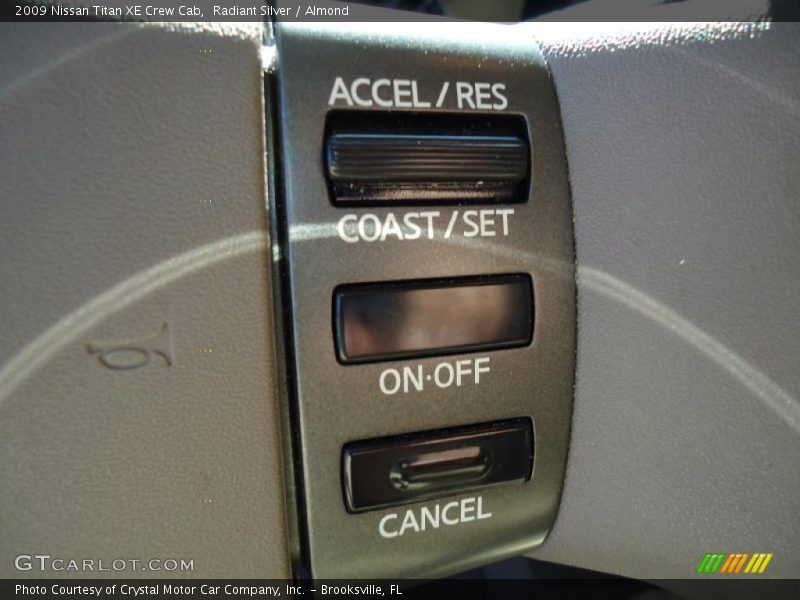 Radiant Silver / Almond 2009 Nissan Titan XE Crew Cab