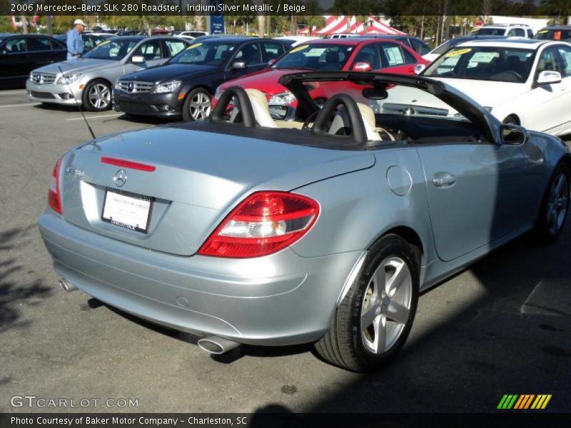 Iridium Silver Metallic / Beige 2006 Mercedes-Benz SLK 280 Roadster