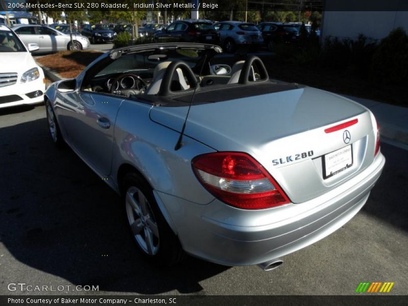 Iridium Silver Metallic / Beige 2006 Mercedes-Benz SLK 280 Roadster