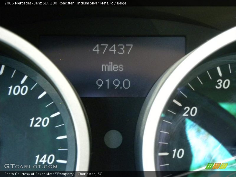 Iridium Silver Metallic / Beige 2006 Mercedes-Benz SLK 280 Roadster