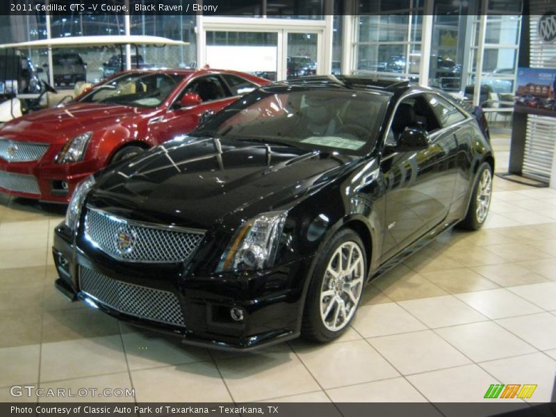 Black Raven / Ebony 2011 Cadillac CTS -V Coupe