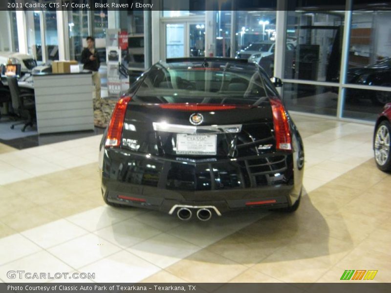 Black Raven / Ebony 2011 Cadillac CTS -V Coupe
