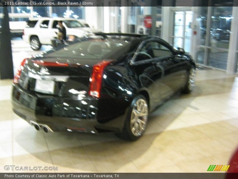 Black Raven / Ebony 2011 Cadillac CTS -V Coupe