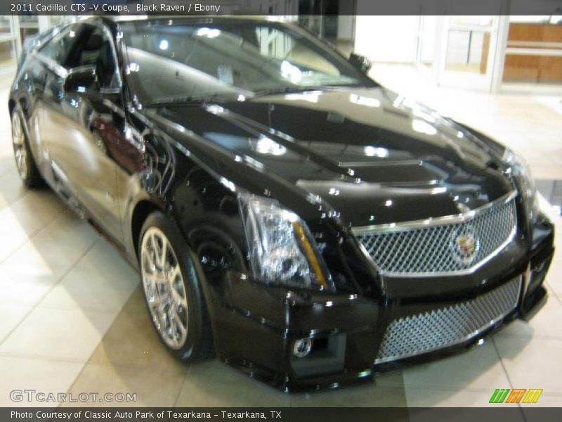 Black Raven / Ebony 2011 Cadillac CTS -V Coupe