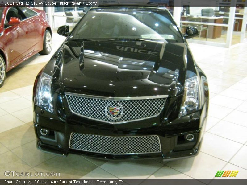 Black Raven / Ebony 2011 Cadillac CTS -V Coupe