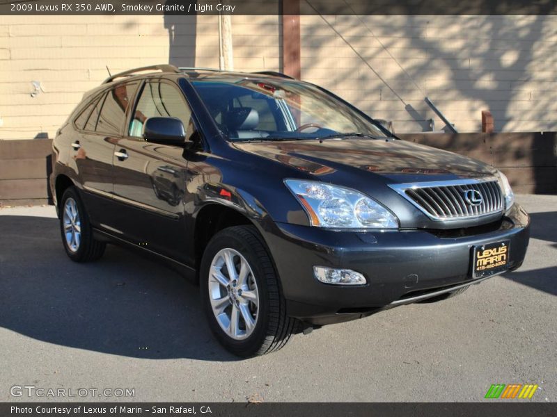Smokey Granite / Light Gray 2009 Lexus RX 350 AWD