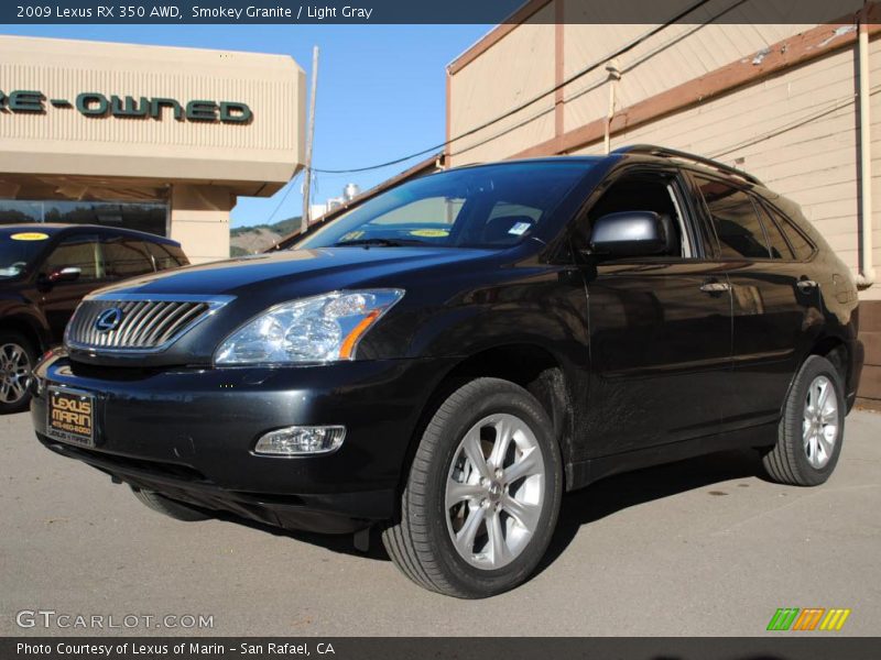 Smokey Granite / Light Gray 2009 Lexus RX 350 AWD