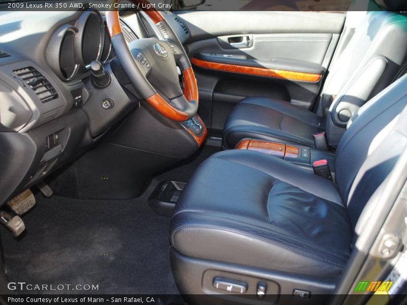 Smokey Granite / Light Gray 2009 Lexus RX 350 AWD