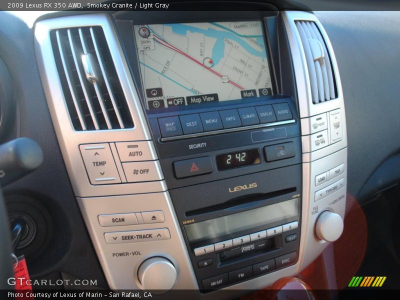 Smokey Granite / Light Gray 2009 Lexus RX 350 AWD