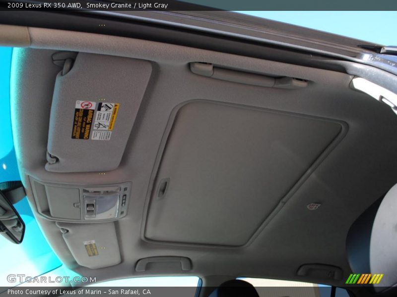 Smokey Granite / Light Gray 2009 Lexus RX 350 AWD