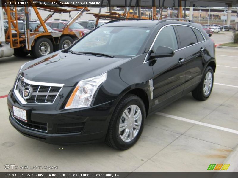 Black Raven / Ebony/Titanium 2011 Cadillac SRX FWD